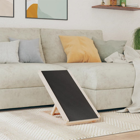 Hunderampe Massivholz Tanne