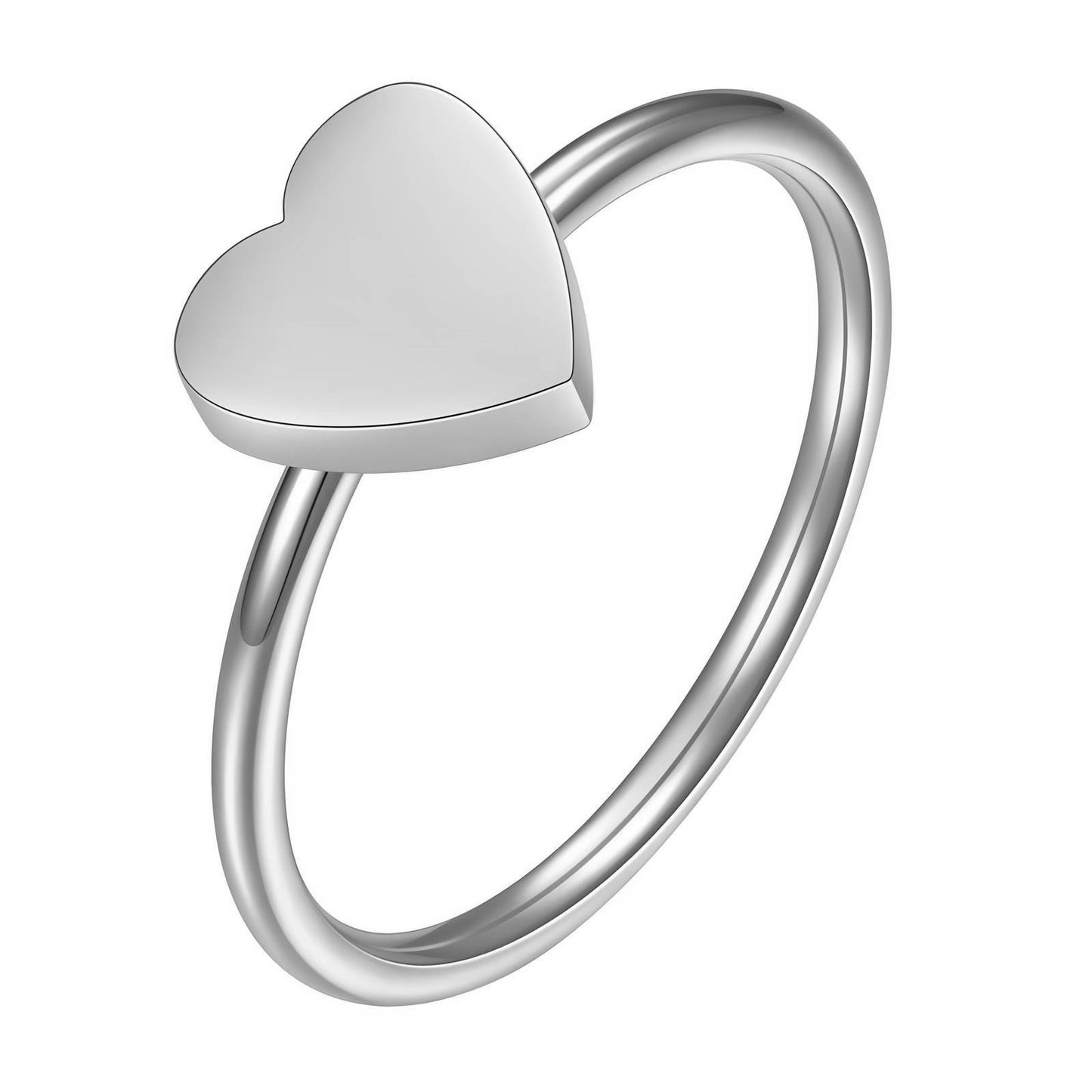 Hearts Ring, Stainless Steel