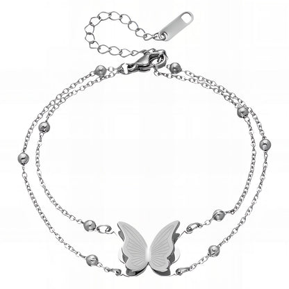 Butterfly Bracelet, Stainless Steel