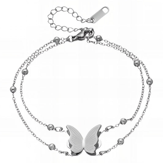 Butterfly Bracelet, Stainless Steel